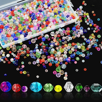 1300 StüCk Bunte Glasperlen Zum AuffäDeln,Perlen Set FüR Schmuckherstellung, DIY