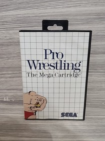 Pro Wrestling (Sega Master, 1986) W/Case - No Manual - Authentic