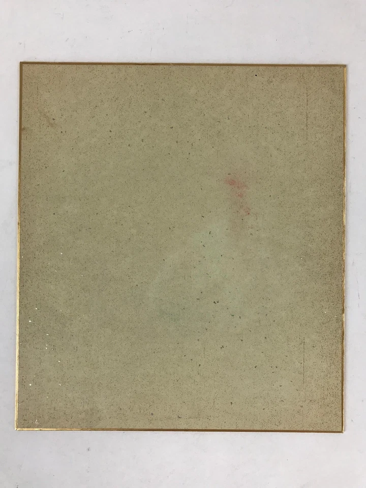 Tablero de arte japonés Shikishi pintura gallo colorido oro zodiaco animal A560 Foto 3 de 4