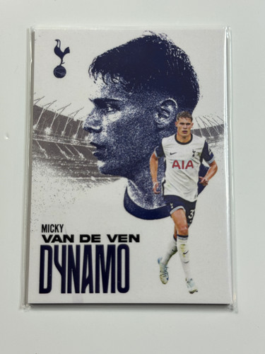 2024-25 Futera FX Tottenham Dynamo Blue #02 Micky Van De Ven 05/09