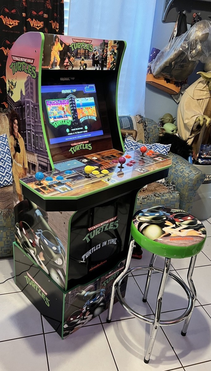 Arcade1Up Teenage Mutant Ninja Turtles Arcade Cabinet Machine with