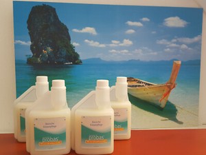 Basenbad 4 Fl. Probas 500 ml  m. Dosierfkt. SUPERAKTION !!!