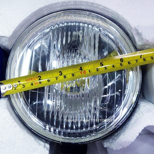 4x 12V Car Van Rally Halogen Spot Lights Lamps Driving, Covers Guards SWDL6 + M - Picture 6 of 17
