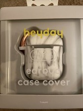 Heyday Apple Airpod Earbud Case Cover.Open box Pair Of Earbud Hooks Added
