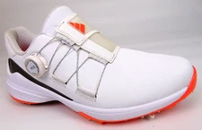 Adidas Golf ZG23 Boa Light Strike Golf Cleats Shoes Mens Size 7.5 M White Orange