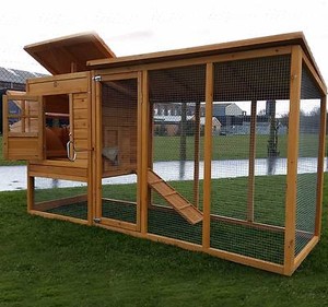 Details About Large Chicken Hen House Coop Poultry Ark Run Brand 8ft New And Treated