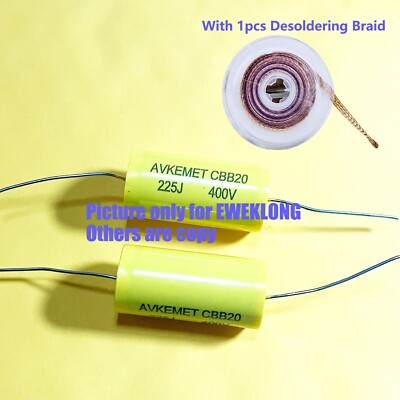 10pcs 400V 225J CBB20 400V225J 20*16 DIP2 capacitor Chips