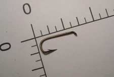 100 VINTAGE MUSTAD & SON HOOKS #8 Fly/BAIT Sneck TD EYE BRONZED NORWAY 3871