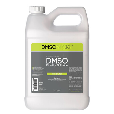 DMSO 1 Gallon Jug Non-diluted 99.995% Low odor Dimethyl Sulfoxide BPA Free