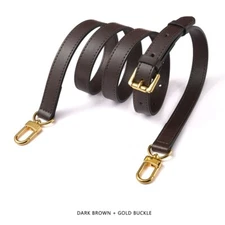 1.8cm Genuine Leather Shoulder Crossbody Replacement Handbag Adjust Bag Strap