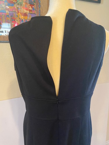 Abito nero Madison Leigh Corset, scollo a V, nero taglia 12P - Foto 11 di 12