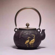 Japanese Iron Tea Pot with Stainless Steel Infuser Cast Iron Teapot Tea Kettle