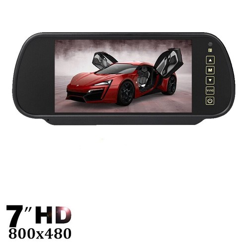 Reverse Parking system 7" TFT LCD Screen Car Monitor rearview mirror Rear camera - Picture 7 of 30
