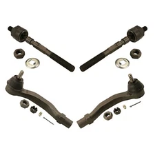 Moog Inner and Outer Steering Tie Rod End Kit For Honda Civic Acura Integra