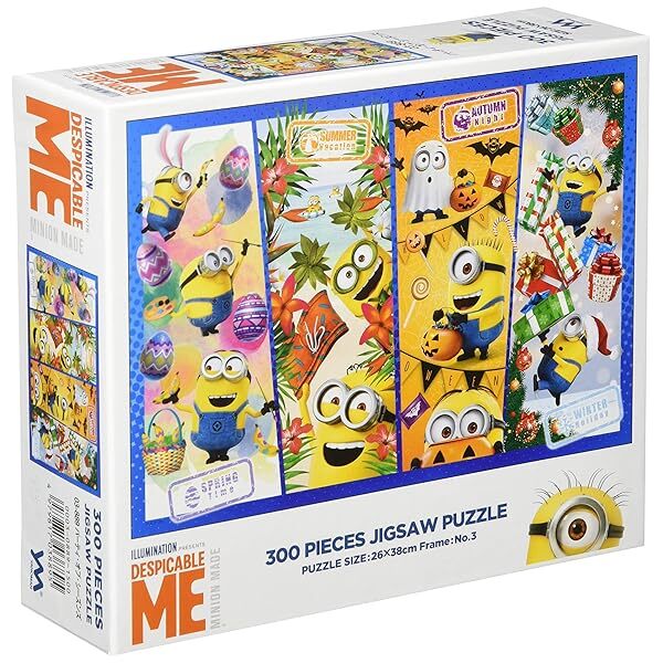 300 Piece Jigsaw Puzzle Minions Party of Seasons (26 x 38 cm) Official Japan