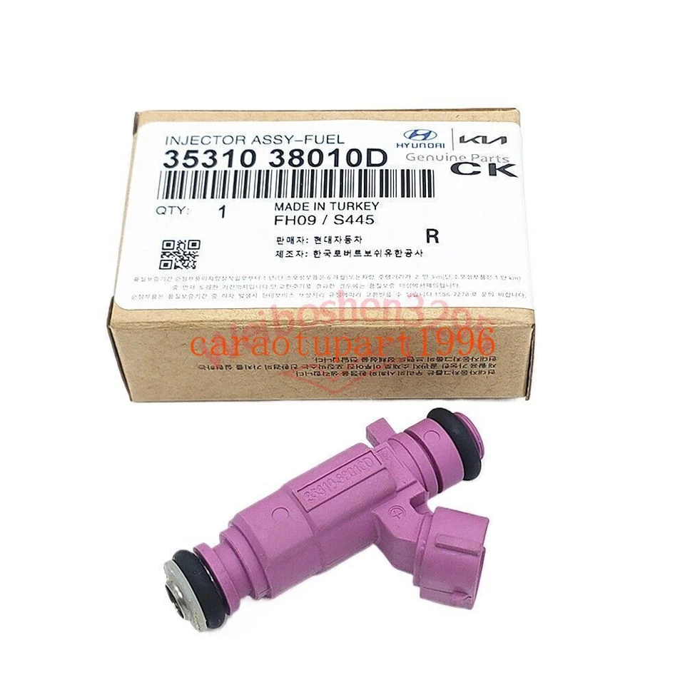 Injetor de combustível 6X fabricante de equipamento original 35310-38010D para 1998-2006 Hyundai Kia - Imagem 4 de 4