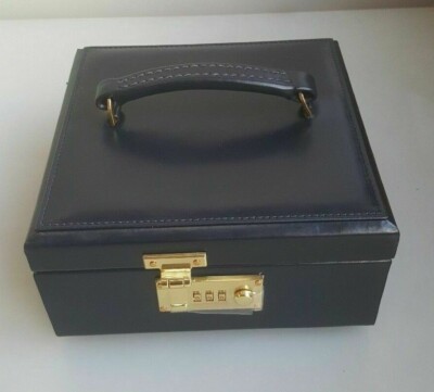 George Cleverley Navy Horween Watch Box - Leather