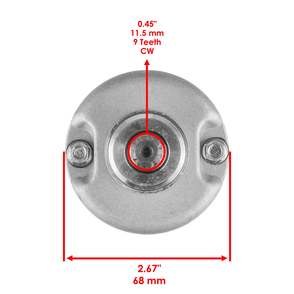 Motor De Arranque Caltric Para Suzuki King Quad 750 LTA750XP 4x4 2009-2023 19488 Foto 3 de 4