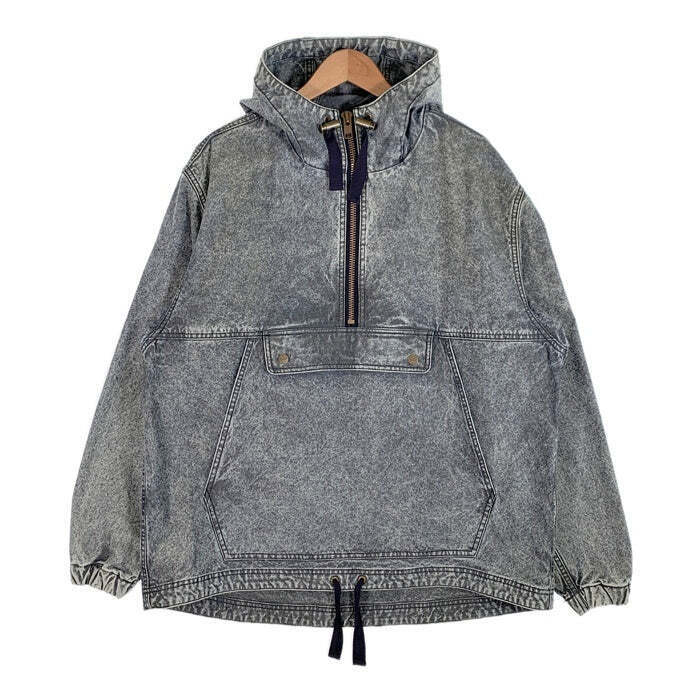 Woolrich CORDURA DUCK ANORAK HOODIE CHEMICAL WASH INDIGO Woolrich CORDURA DUCK ANORAK HOODIE CHEMICAL WASH INDIGO
