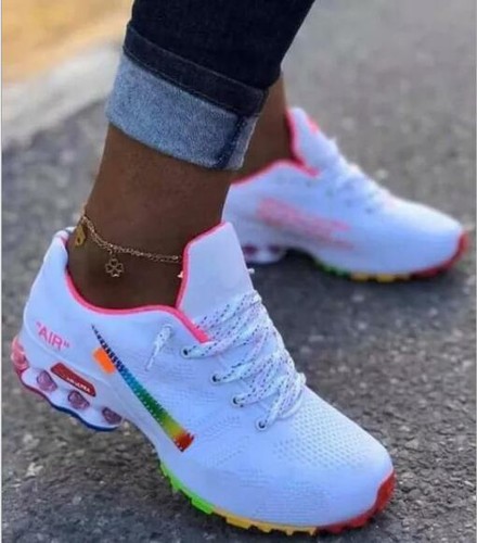 black rainbow sneakers