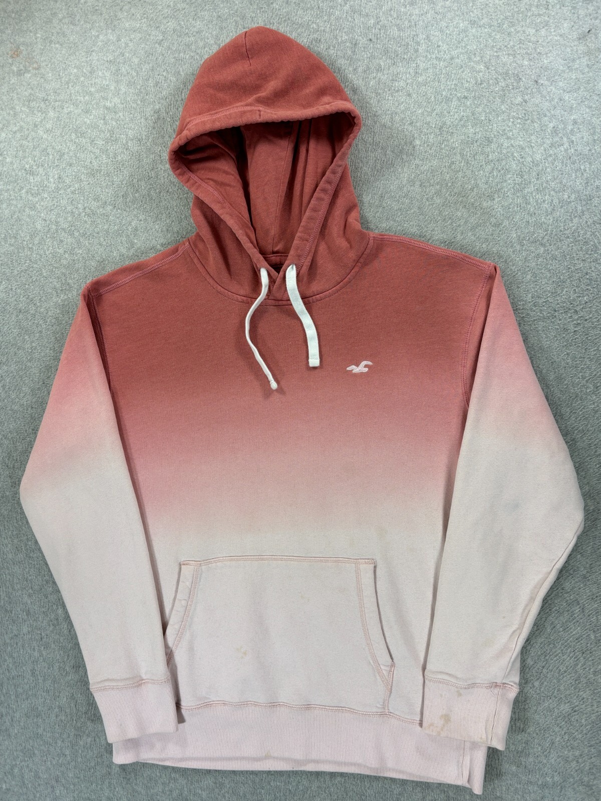 Hollister SUNRISE Cotton Blend Hoodie Sweatshirt (Men's XL) Pinks