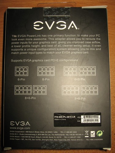 EVGA 600-PL-2816-LR Graphic Card Power Link NEW NIB NIP - Photo 5/7