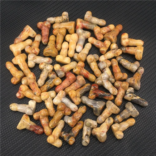Wholesale Natural mix mini Penis Carved quartz Crystal Massager Wand Healing - Picture 270 of 296