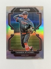 2022 Panini Prizm Draft Picks #PDP68 Tanner Schobel Virginia Tech & Twins Card
