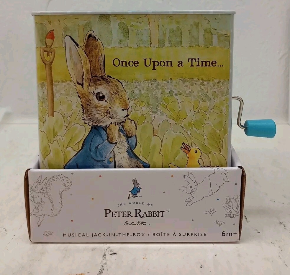 Kids Preferred Beatrix Potter Peter Rabbit Jack-in-the-Box - Classic Musical Pop-Up Toy