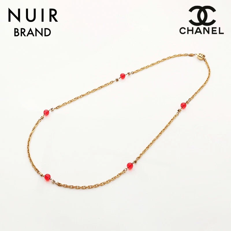 Collana CHANEL ANNI 80 Coco Mark oro Ws11669 usata