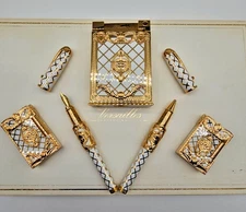 S.T. Dupont Versailles 5pc Collector Set LE 2/50 - 2 Pens and 3 Lighters RARE