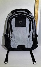 Swiss Gear laptop backpack 18" Black and Grey, water bottle pockets