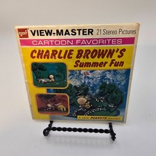 Vintage 1972 Charlie Brown's Summer Fun View-Master 3 Reel Set B548 w/Booklet