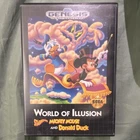 Disney’s Sega Genesis World of Illusion Mickey Mouse Donald Duck Manual Included