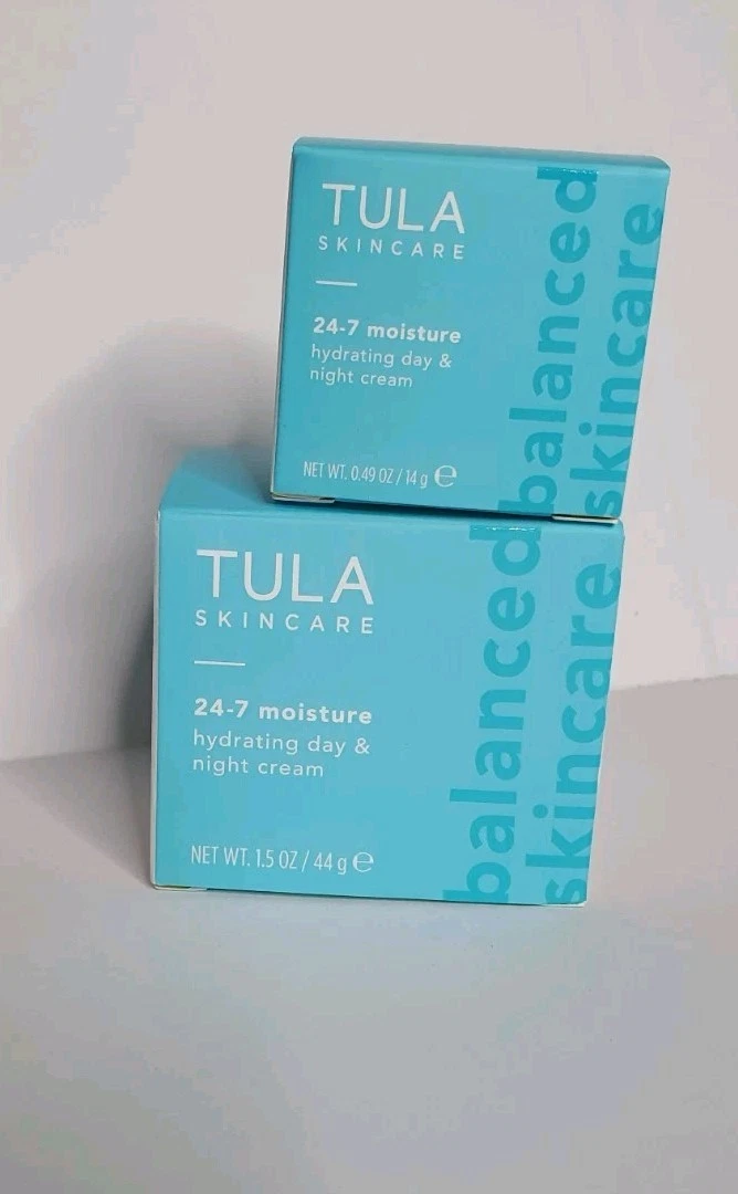 Tula 24-7 Moisture Hydrating Day & Night Cream - 1.5oz & .50oz BOTH Authentic