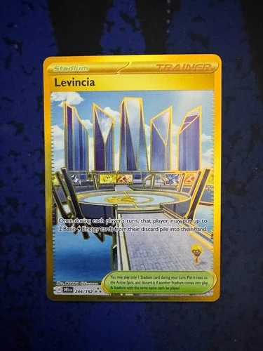 Pokemon tcg Levincia 244/182 Sv10: Destined Rivals Hyper Rare NM