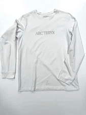 Arc’Teryx Arc'Word Long Sleeve Shirt Men's Size Medium White Rare