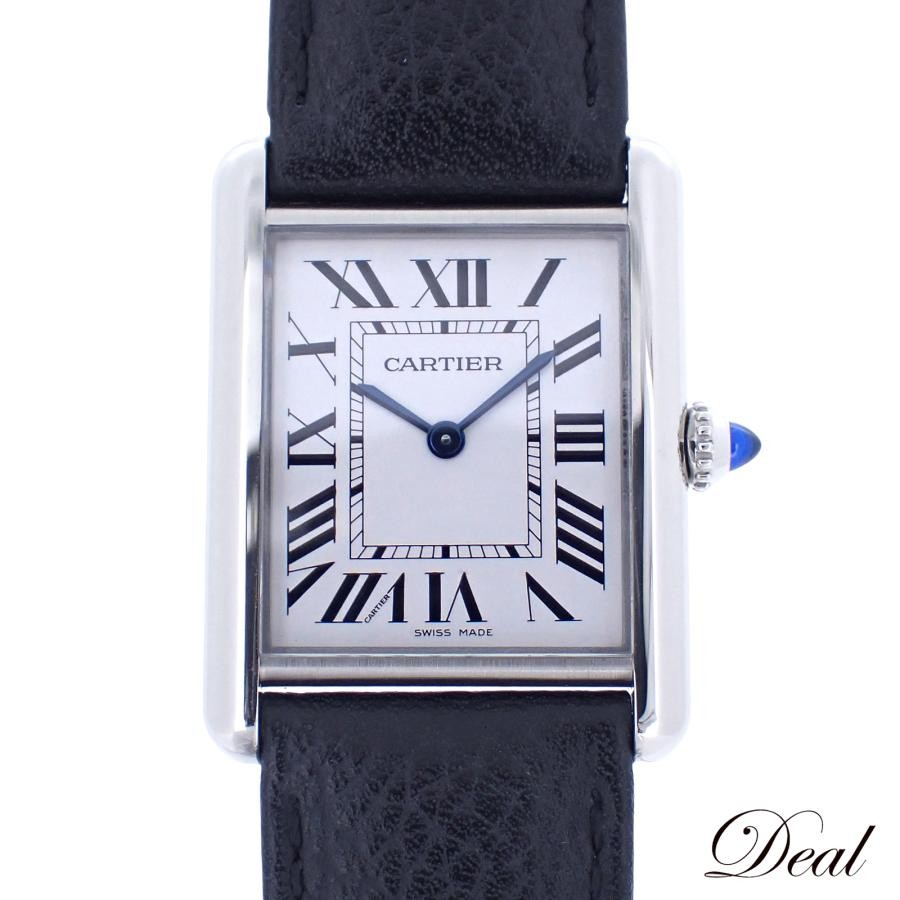 Cartier Tank Must LM WSTA0041 Stainless Steel 25.5mm Silver Dial Quartz #DMW089