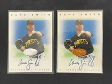 Zane Smith 1996 Donruss Leaf Signature Series Auto Lot 2 