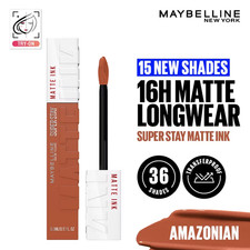 Lápiz labial líquido Maybelline New York Super Stay Matte Ink - 70 amazónico, 5 ml