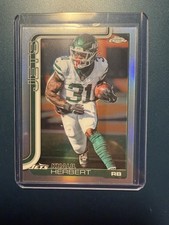 Topps 2025 Chrome Khalil Herbert #131 Refractor New York Jets NFL Football Card
