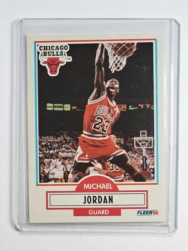 1990-91 Fleer Michael Jordan Black Line Error #26