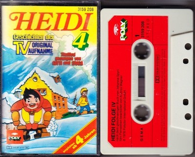 MC Heidi 4 - Geschichten der TV-Original-Aufnahme - Johanna Spyri - Poly 1978