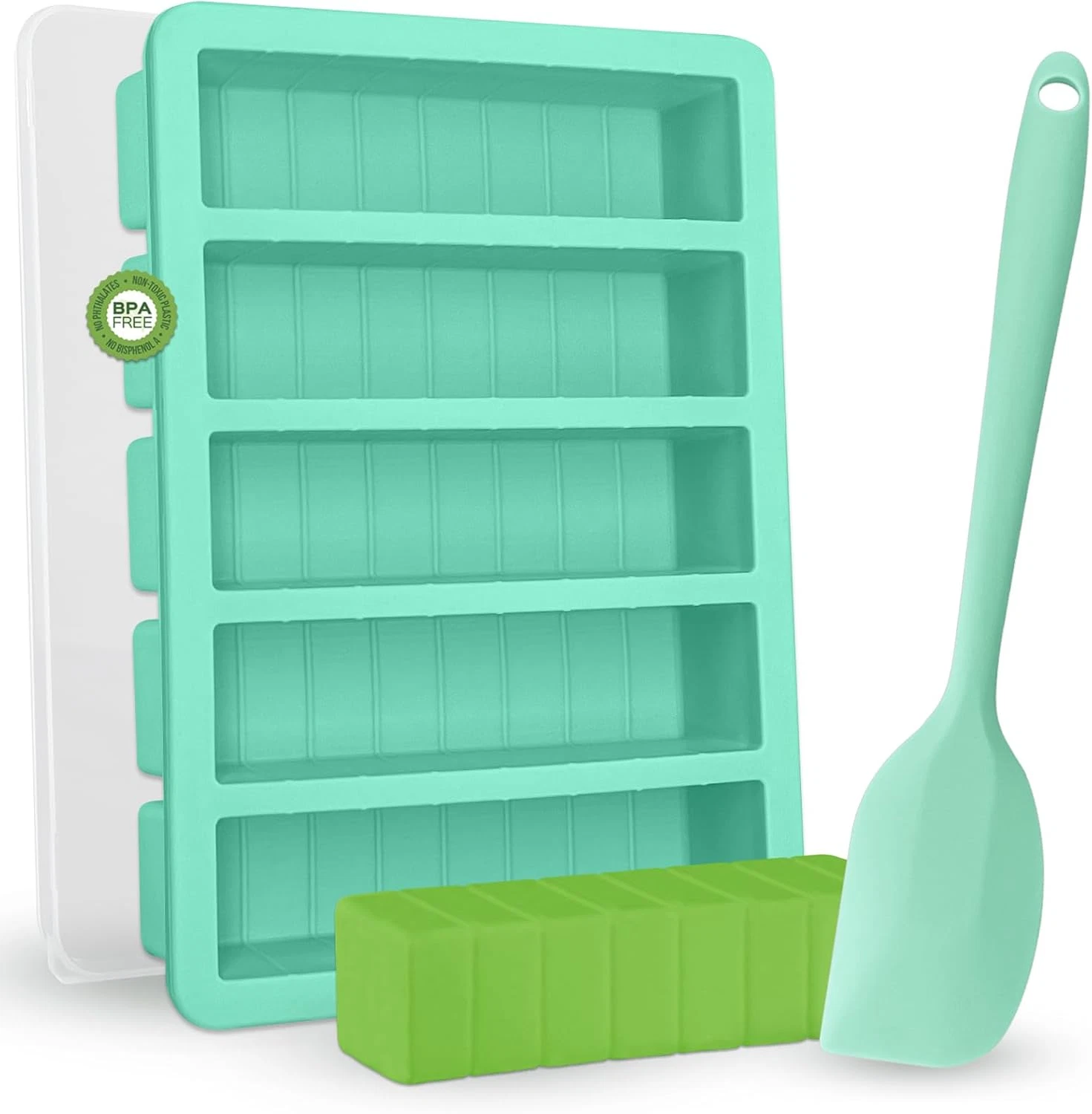 Silicone Butter Molds for Homemade Butter, Non-Stick Butter Mold with Lid and Sp