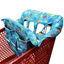 Twin Double Shopping Cart Cover for Baby Siblings With Carrying Case. Fit Who...