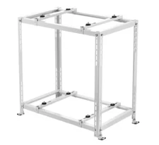 SKYSHALO Mini Split Ground Stand, Dual Levels, Anti-Vibration Floor Mount