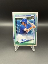 2025 Donruss Optic Carson Benge Rated Prospect Silver Auto Mets