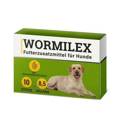 ADEMA NATURAL Wormilex - Wurmkur sekundierend für Hunde - Wurmmittel sekundierende Tabletten