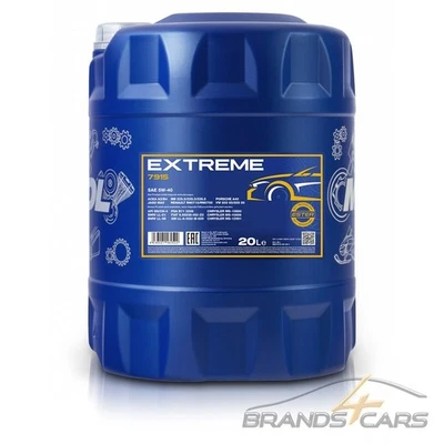 MANNOL 20 L LITER EXTREME 5W-40 MOTOR-ÖL MOTOREN-ÖL 50575069