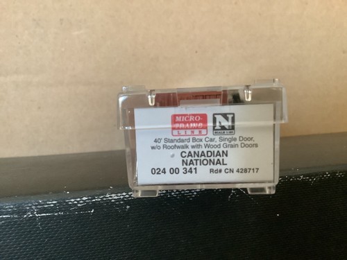 Canadian National N Scale 40' Box Cars (PAIR) MTL #'s 024 00 341 and 342 - MINT - Picture 3 of 11